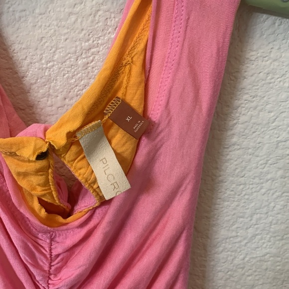 Size XL anthropologie women Pilcro Ruched Reversible Tank - Picture 4 of 7